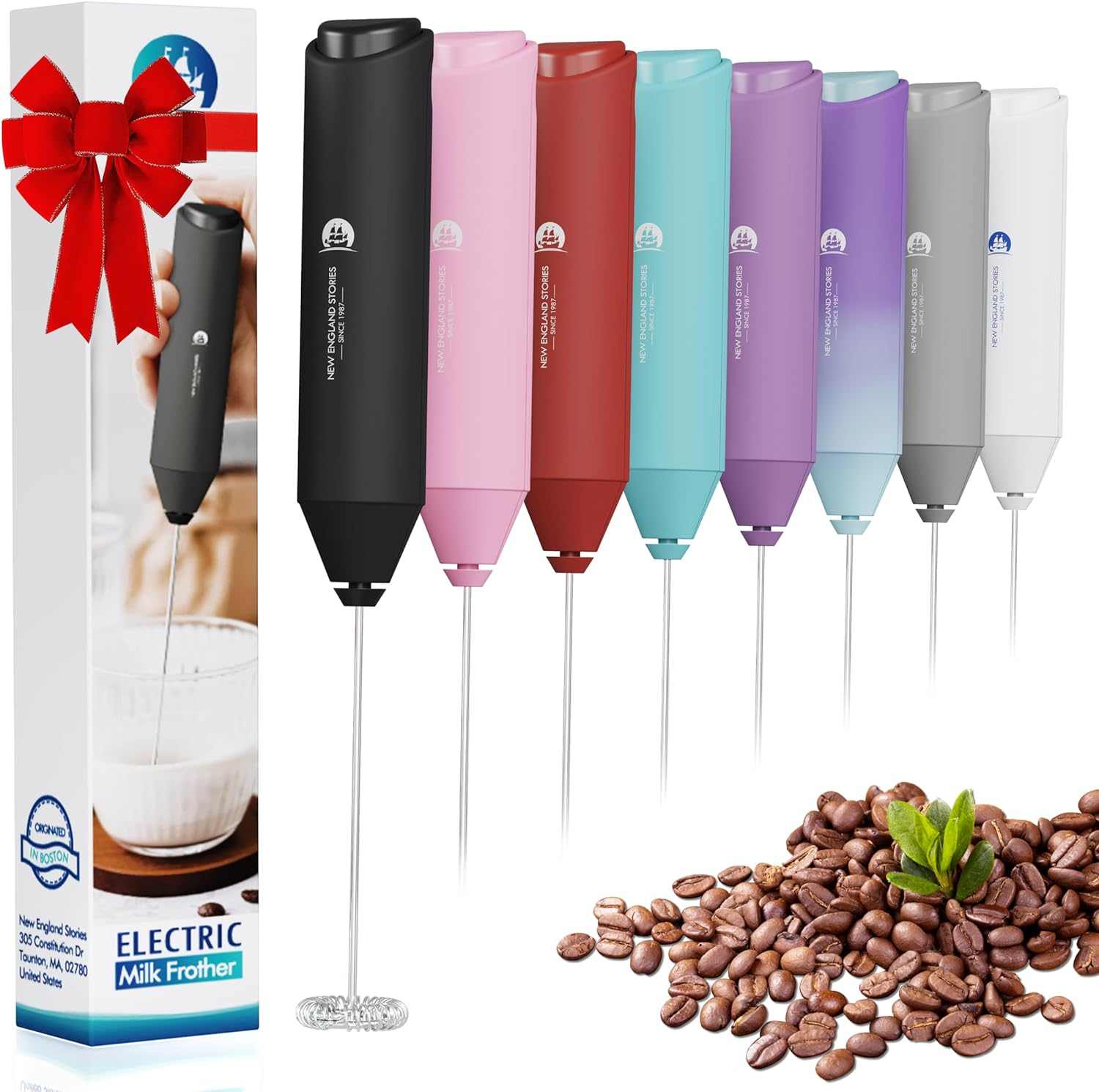 New England Milk Frother Electric Whisk