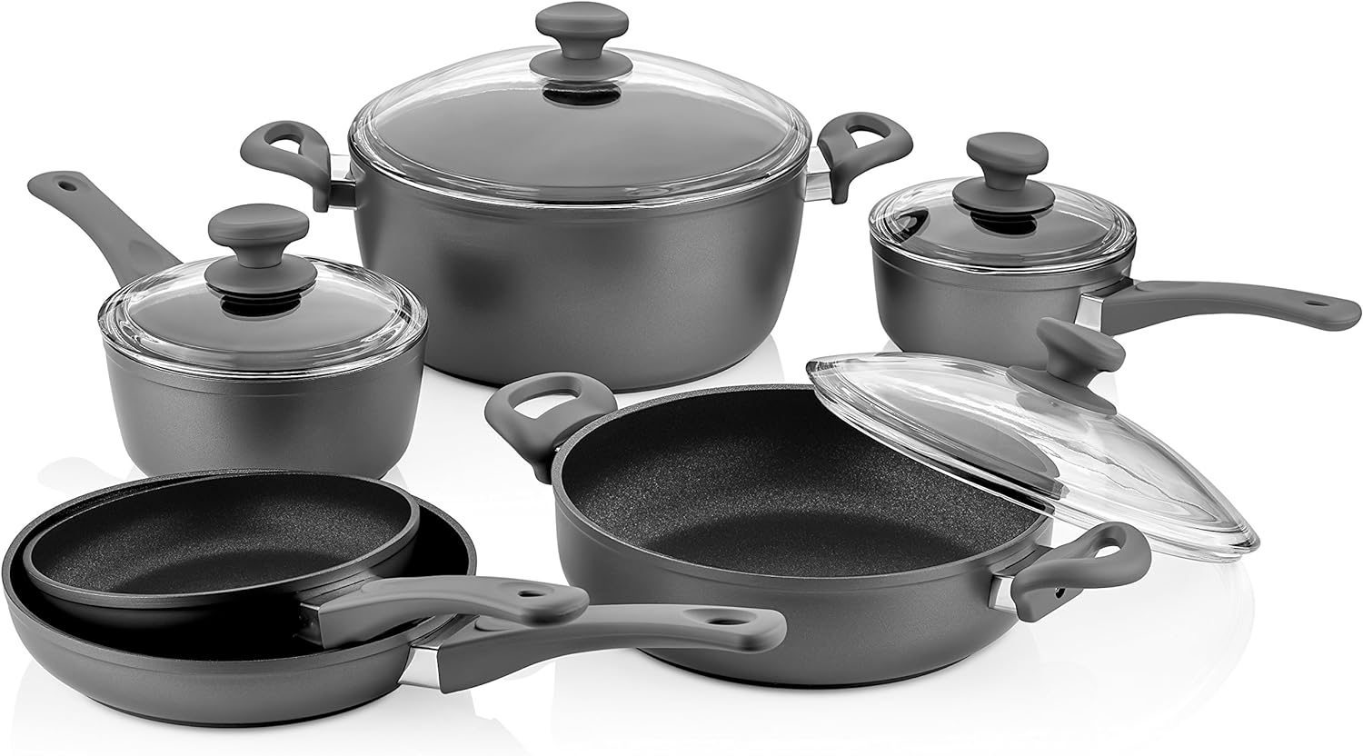 Saflon Titanium Nonstick Cookware Set