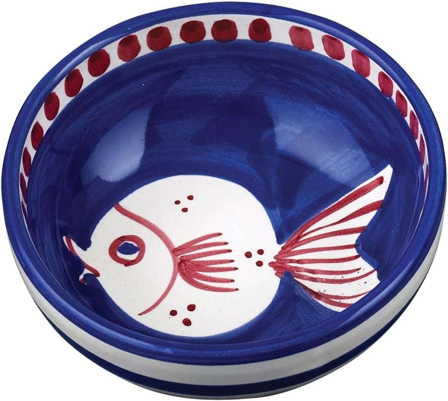 Vietri Campagna Pesce Olive Oil Bowl