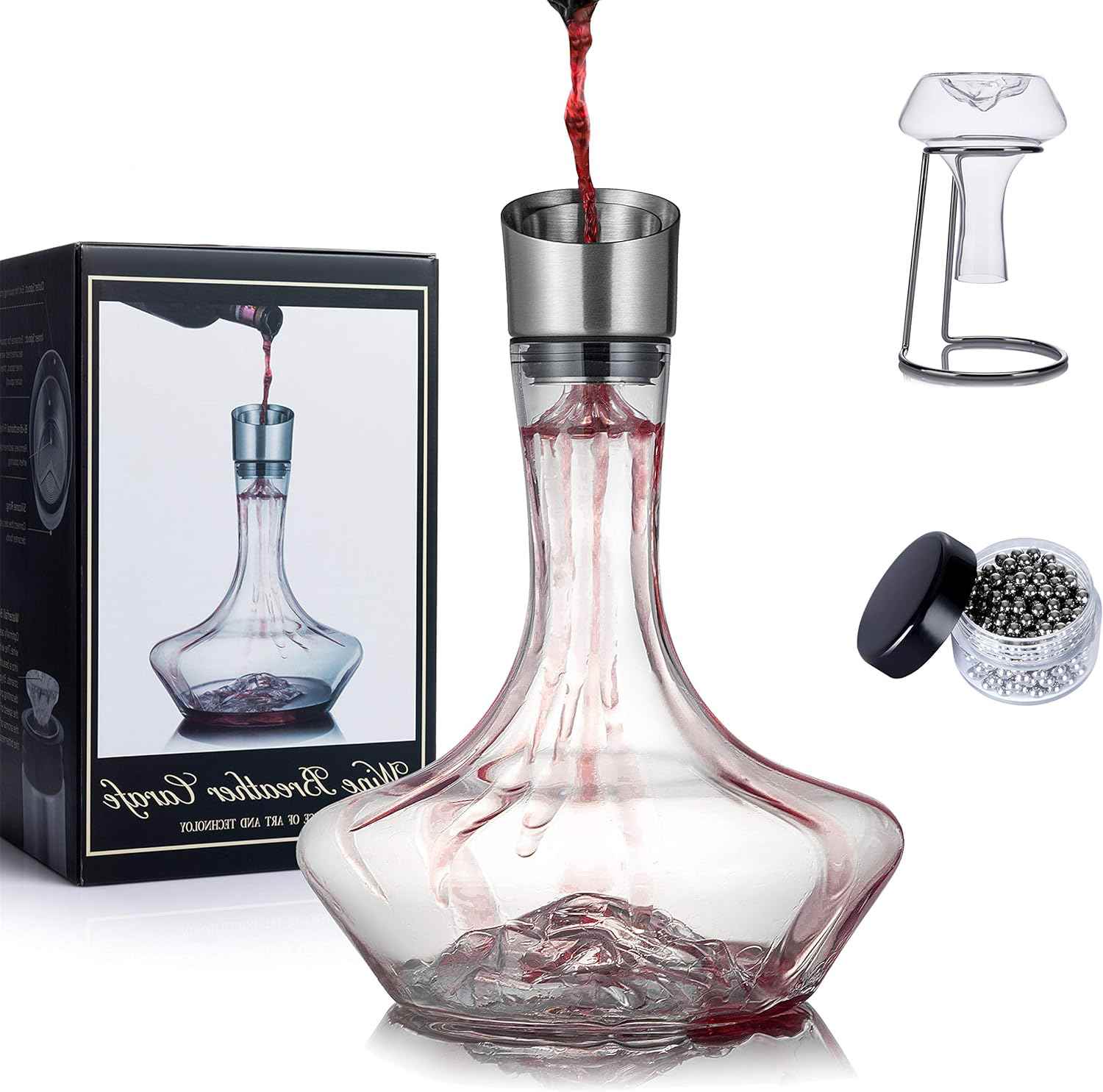 YouYah Iceberg Wine Decanter