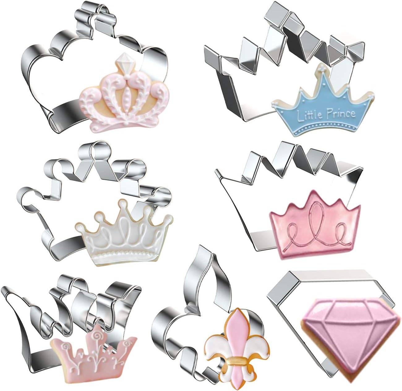 ZADE Crown Cookie Cutter Set