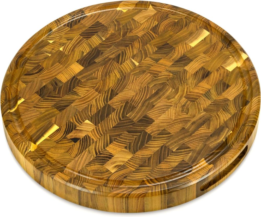 decorque round wood cutting board - great design