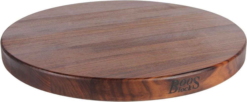 john boos round wood cutting board - versatile design