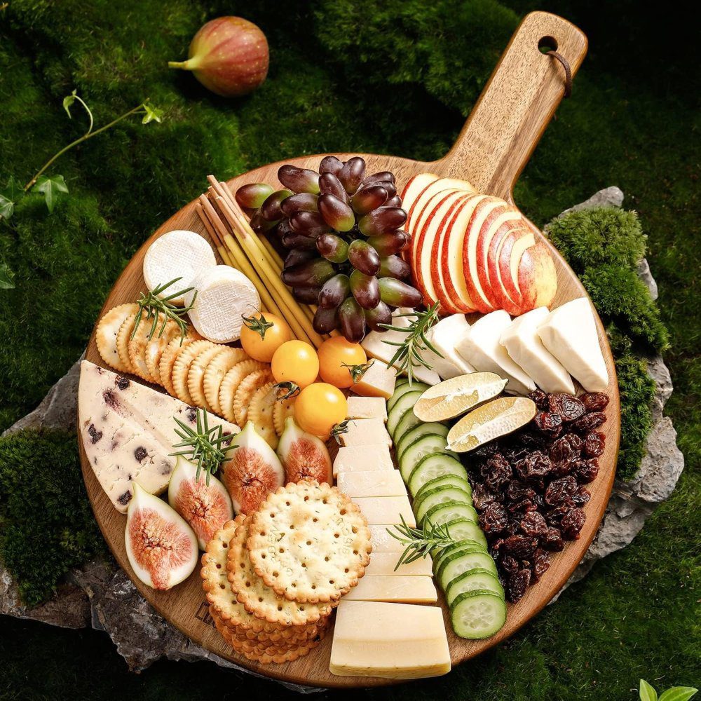 luomal round wood cutting board - best value