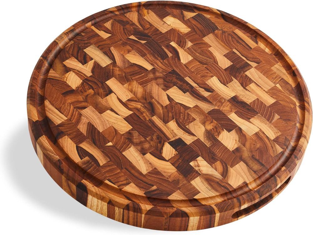 sonder la round wood cutting board - our top pick