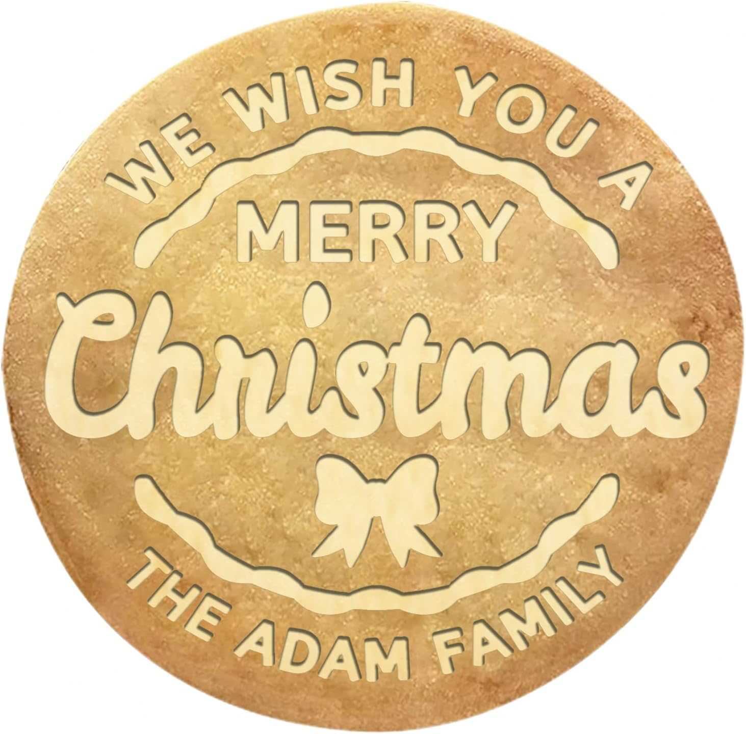Amlion Personalized Christmas Cookie Stamp
