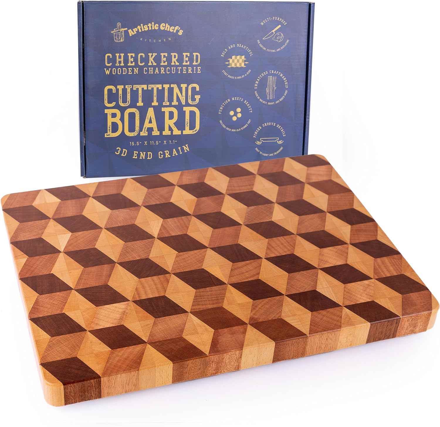 Artistic Chef's Kitchen Handmade Cutting Board