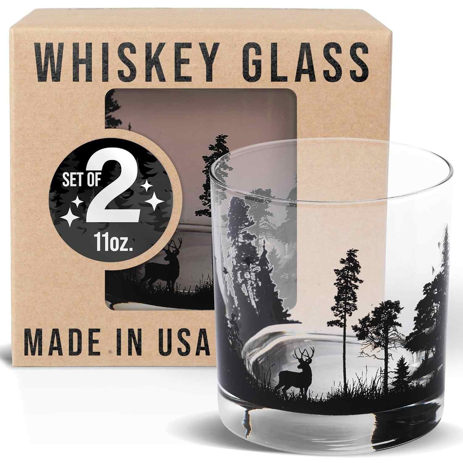 Black Lantern Whiskey Glasses