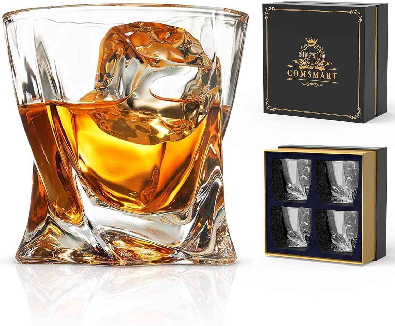 Comsmart Whiskey Glasses