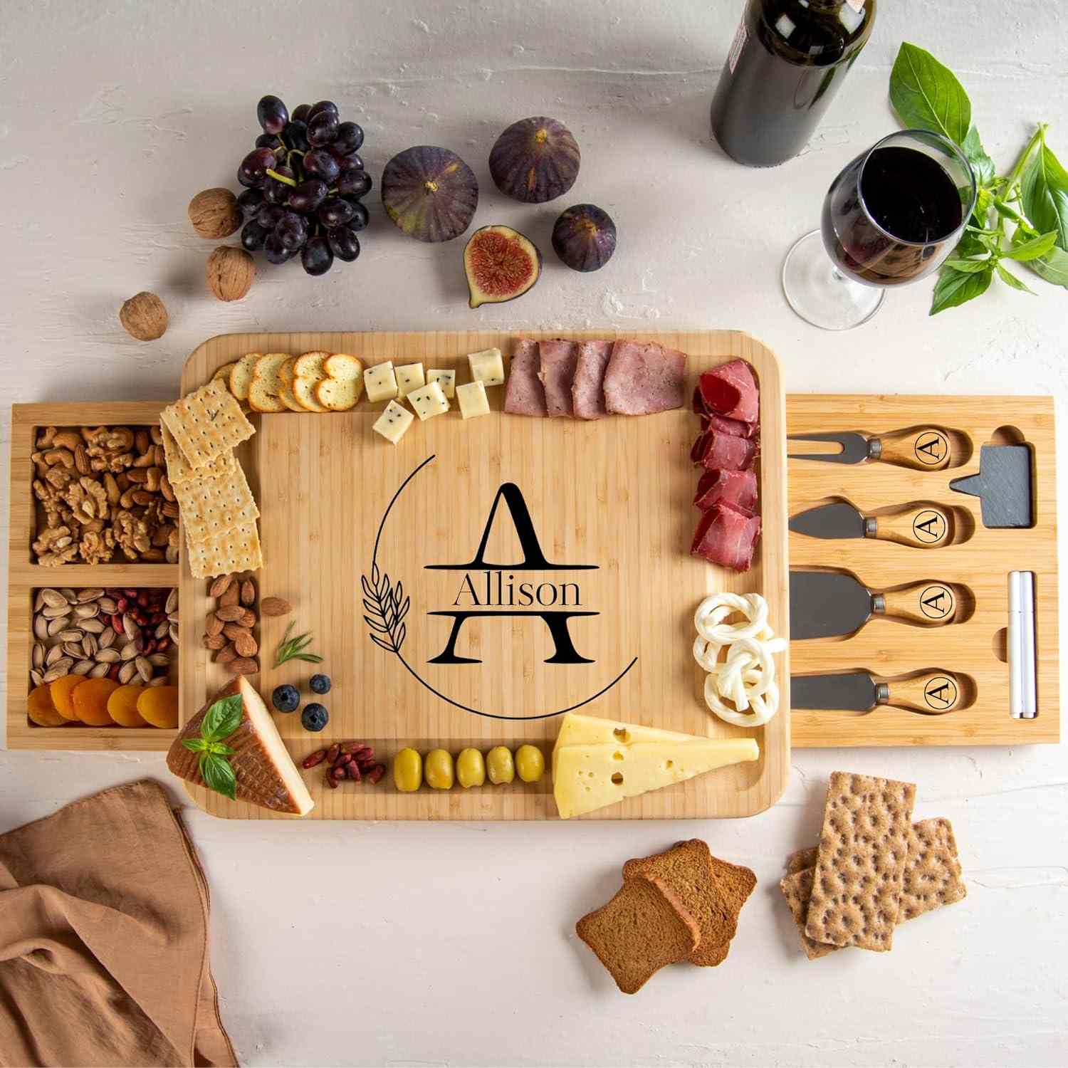 Craft Corner House Personalized Charcuterie Board