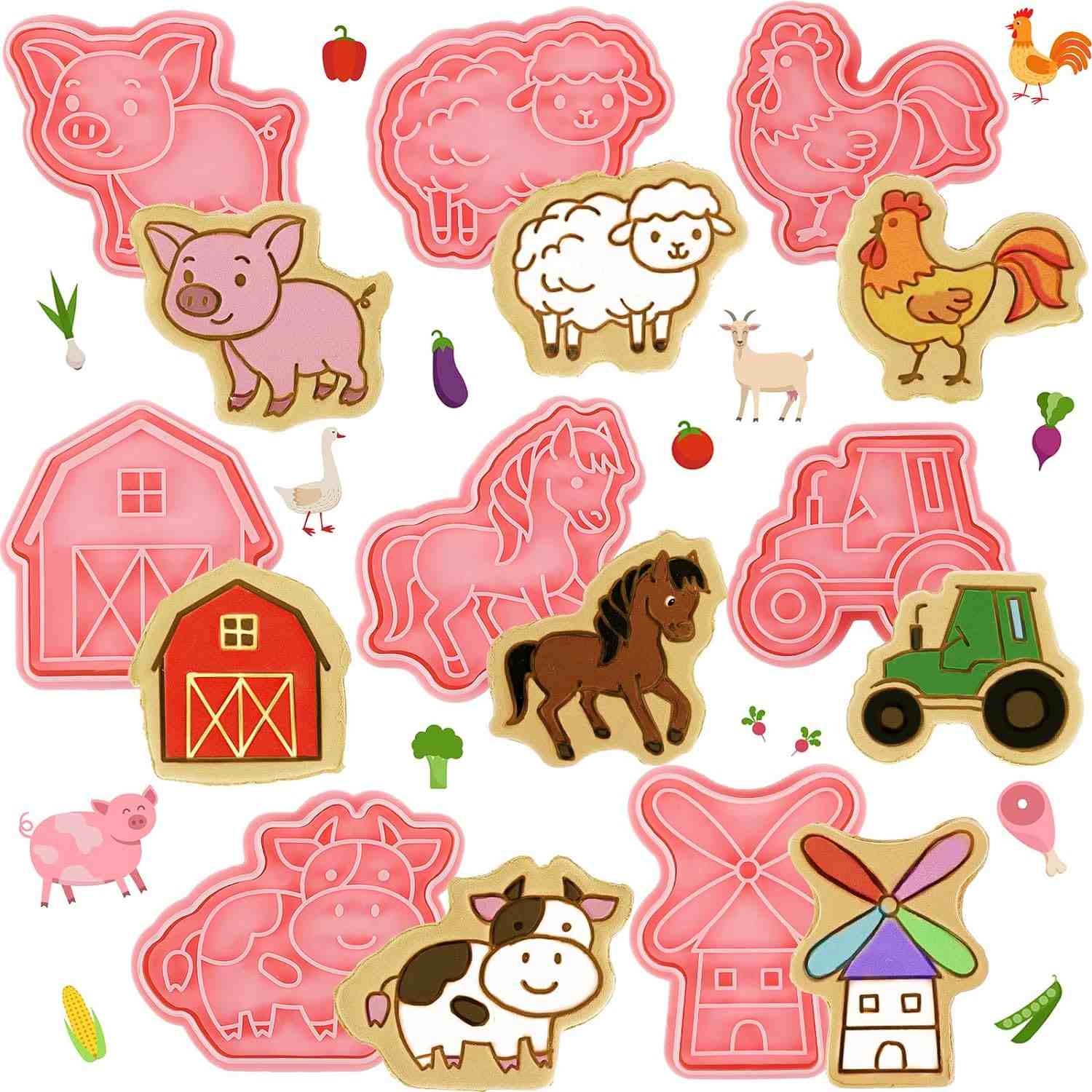 Cunhill Farm Animal Cookie Cutters