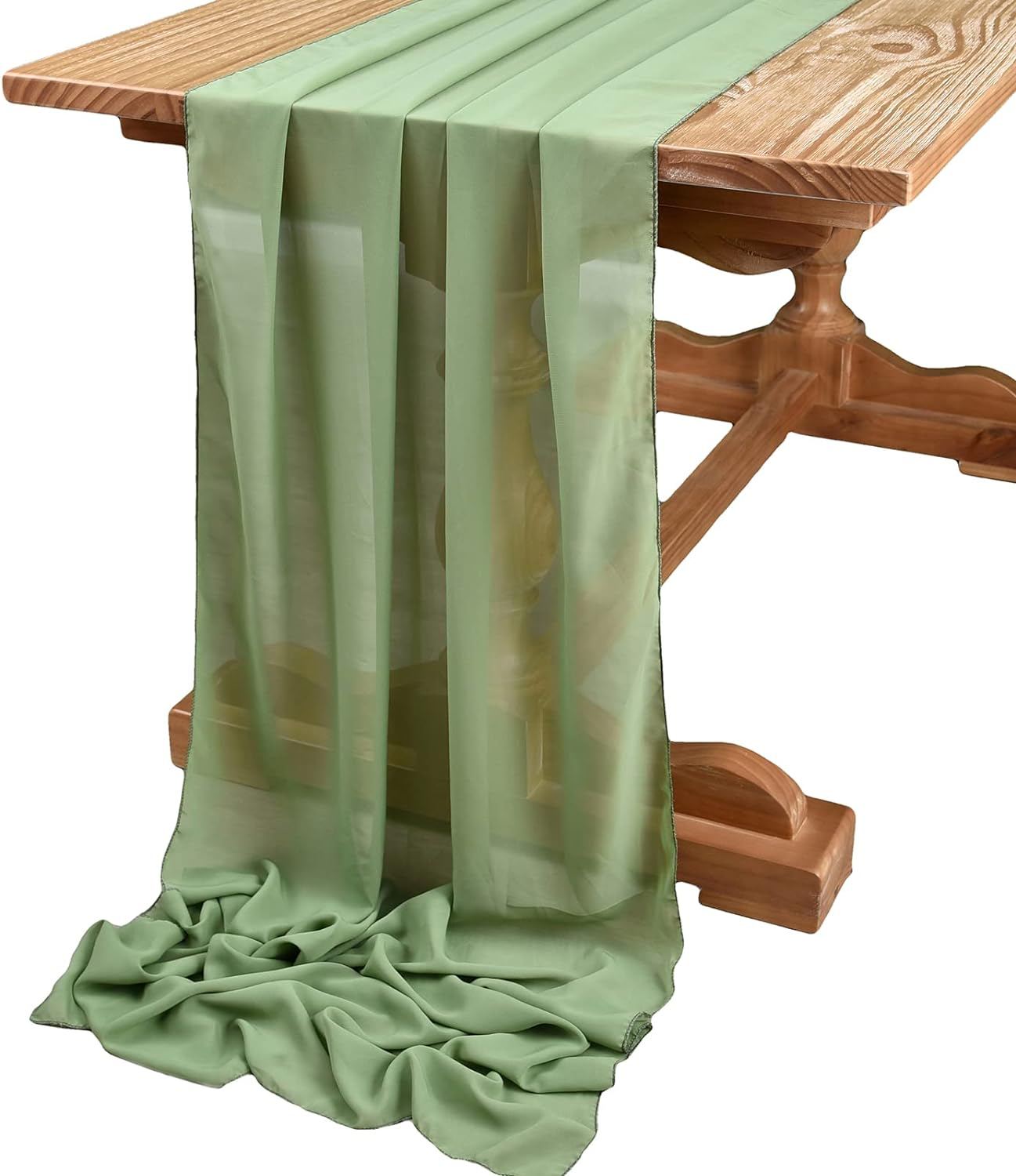 DOLOPL 10ft Sage Green Table Runner