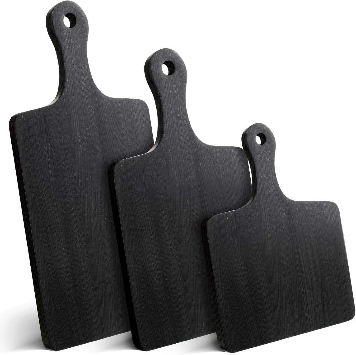 Geetery 3 Pc Black Charcuterie Board