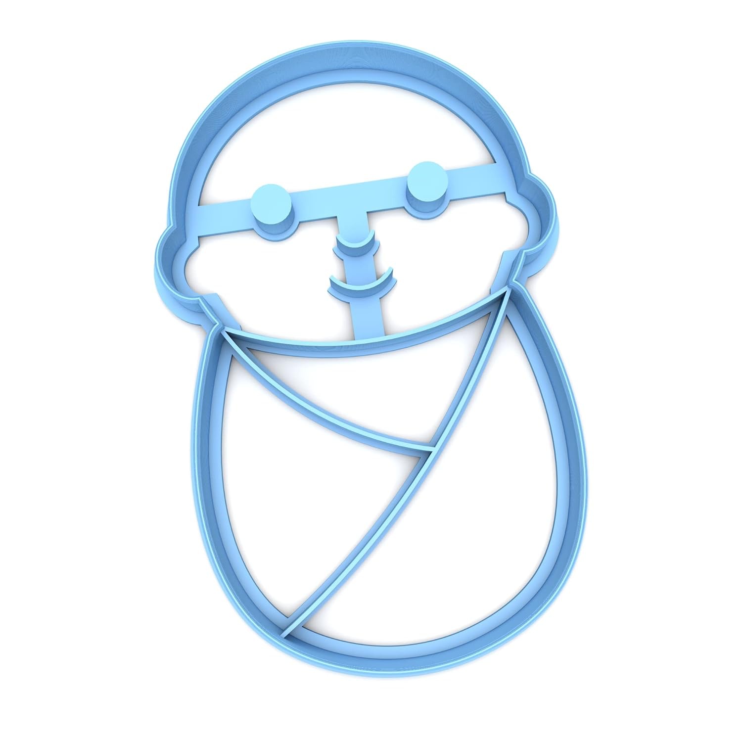 Handmade Sweet Prints Inc Swaddled Baby Cookie Cutter