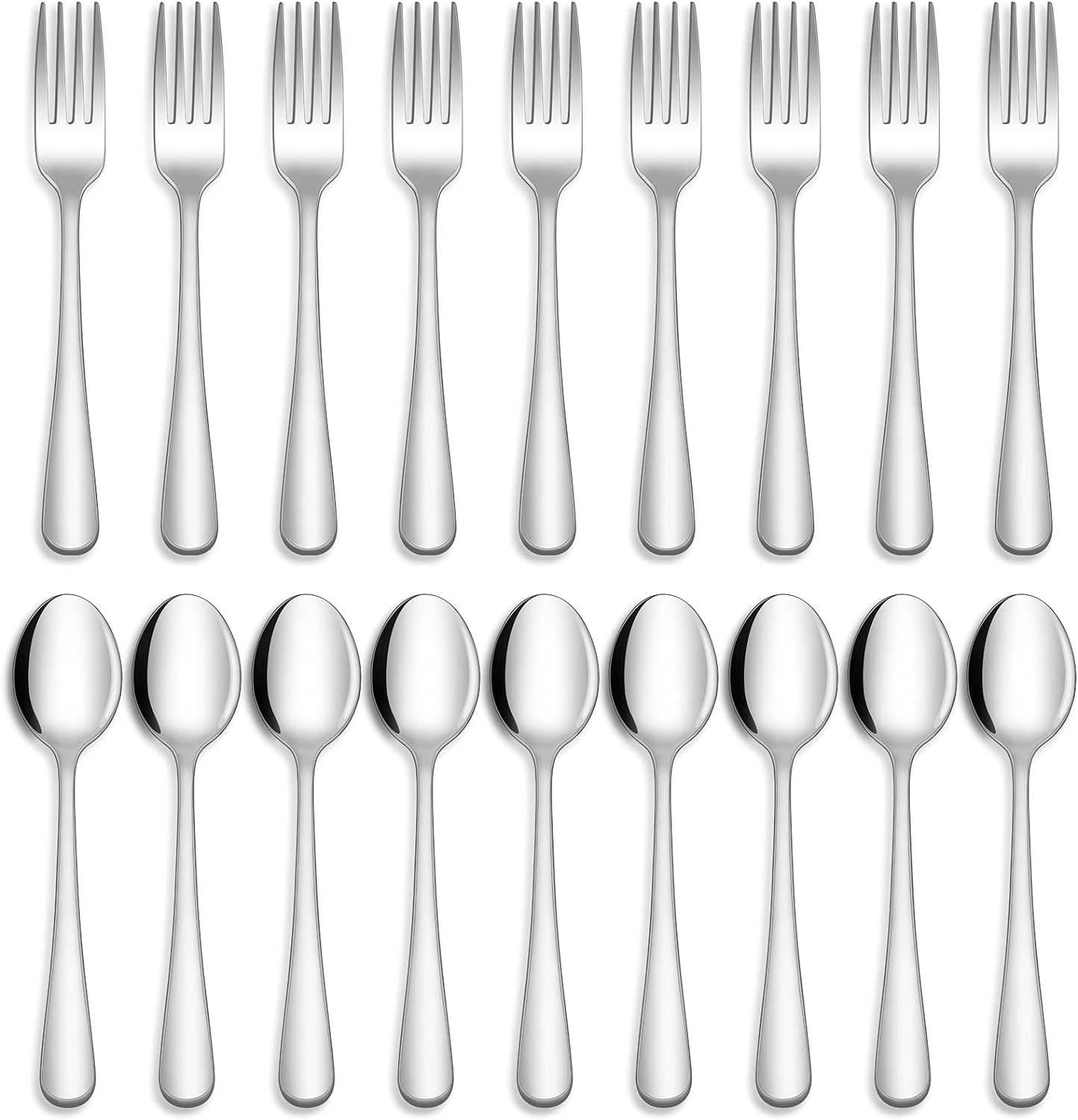 Hiware 24-piece Forks and Spoons Cutlery Set