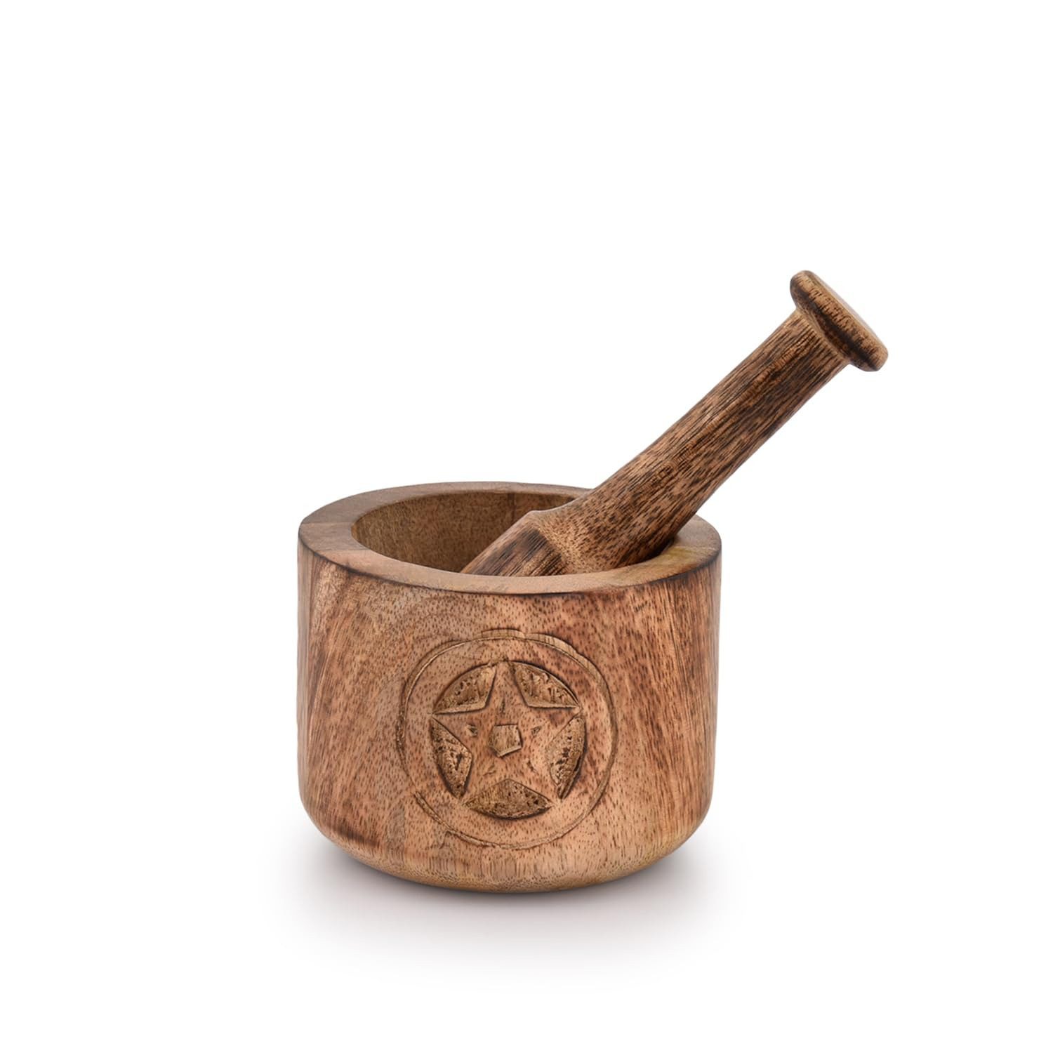 Kaizen Casa Wooden Mortar and Pestle