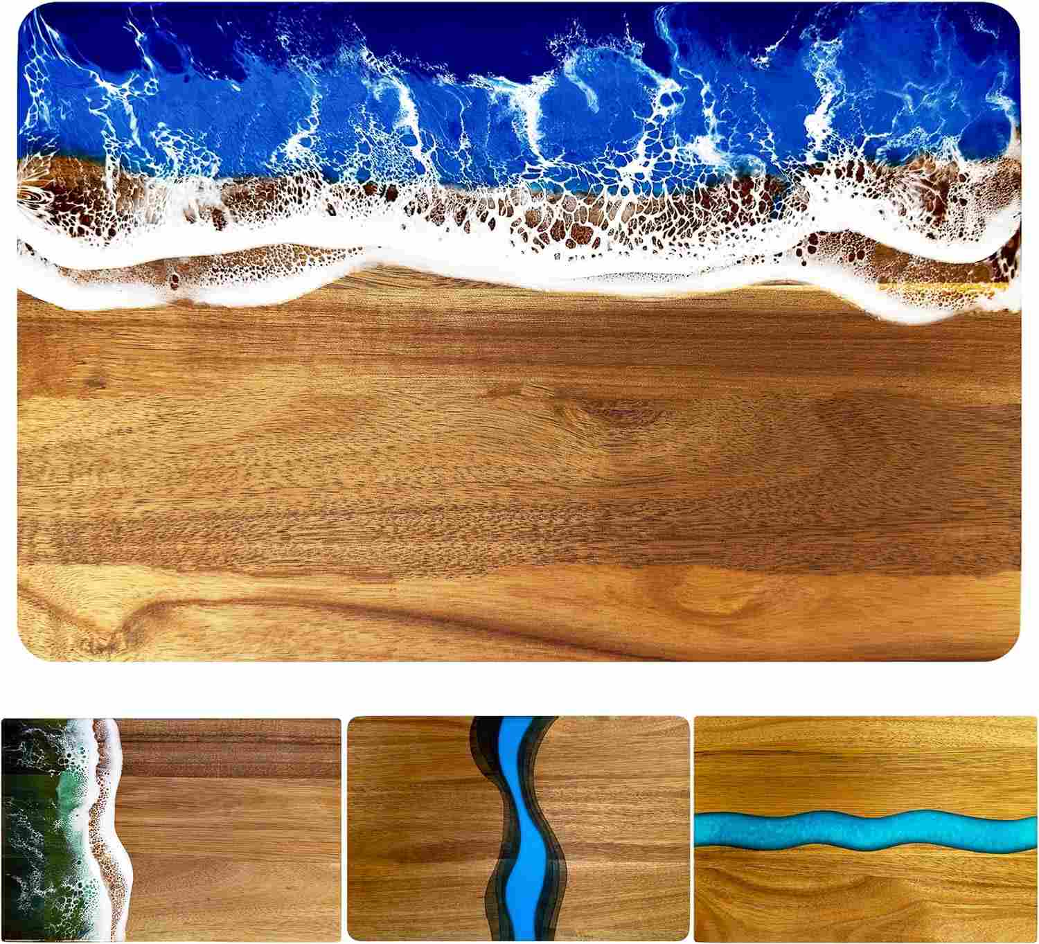 LILKUISYN Handcrafted Acacia Wood Cutting Board