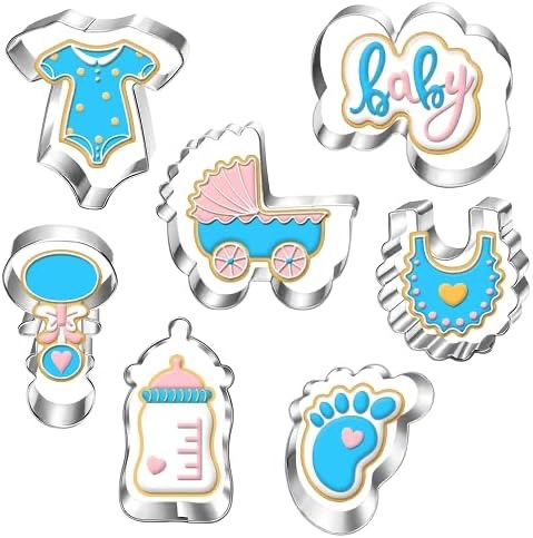 LUBTOSMN Baby Shower Cookie Cutter Set