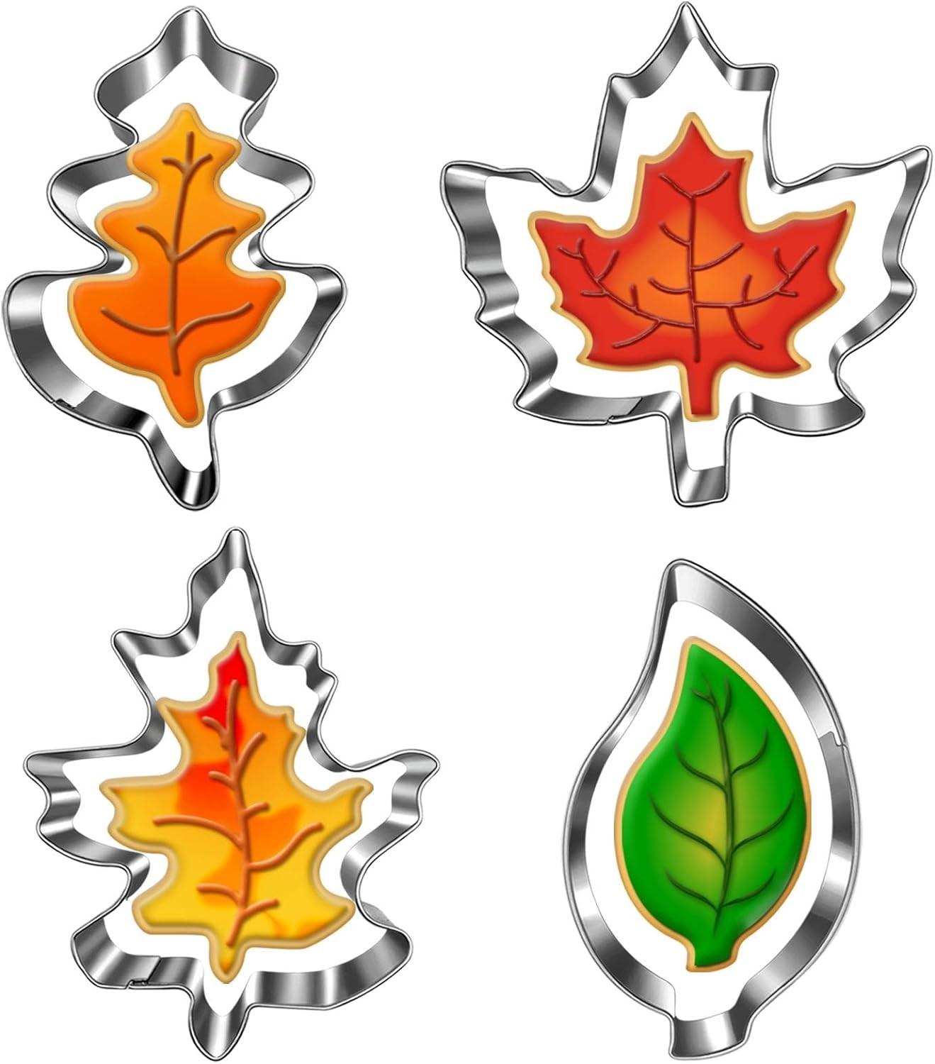 Fall Cookie Cutters | 7 Best Options of 2024 15 LUBTOSMN Fall Leaf Cookie Cutter Set