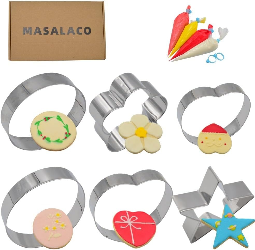 MASALACO Metal Cookie Cutter