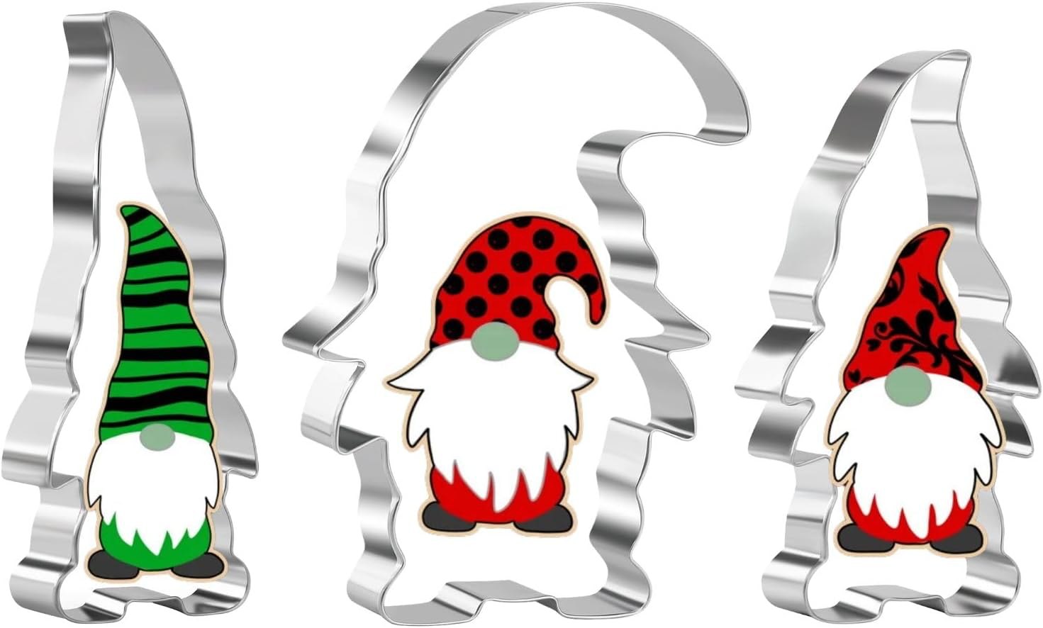 Orapink Gnome Cookie Cutters Set