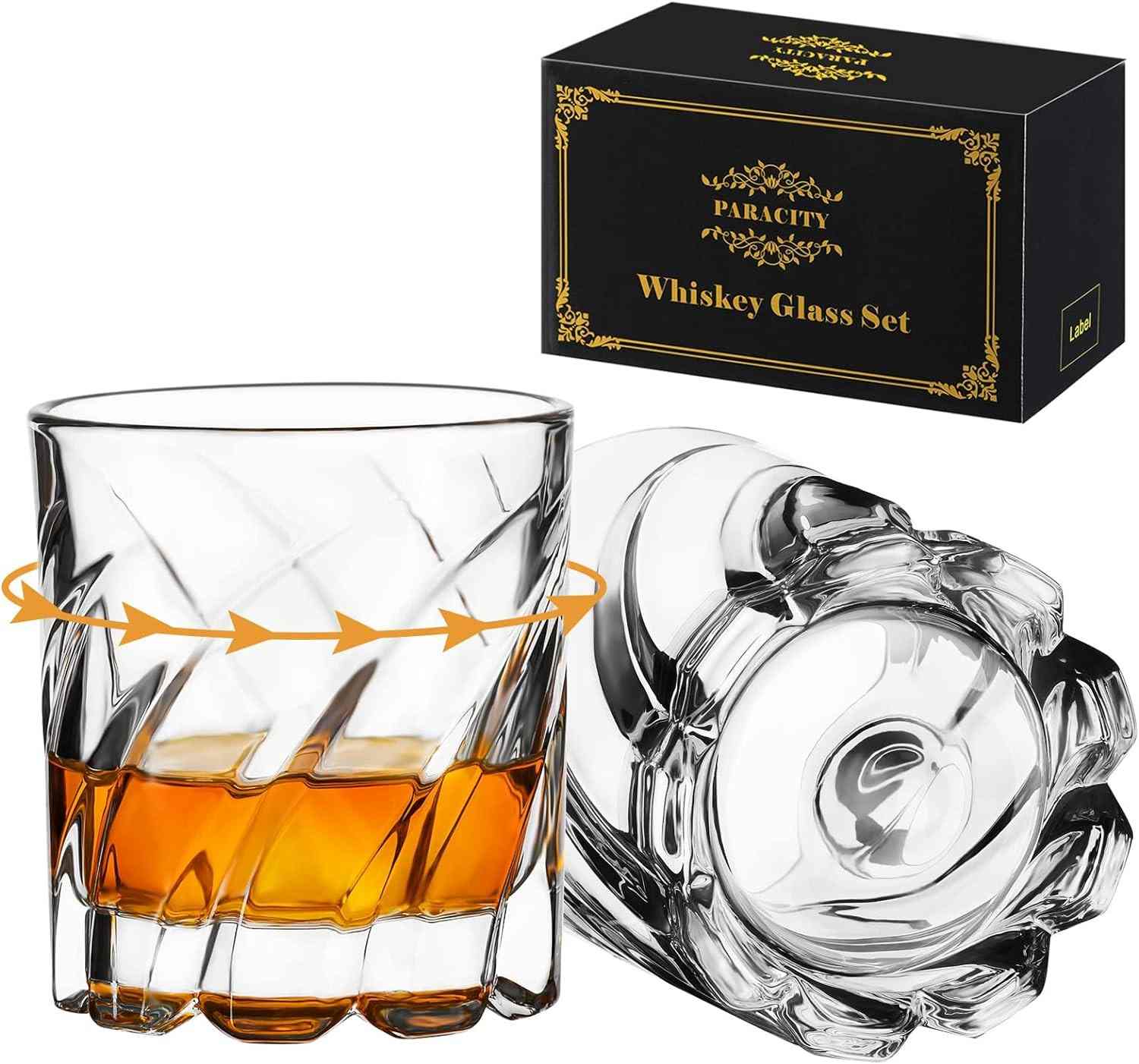 PARACITY Whisky Glasses
