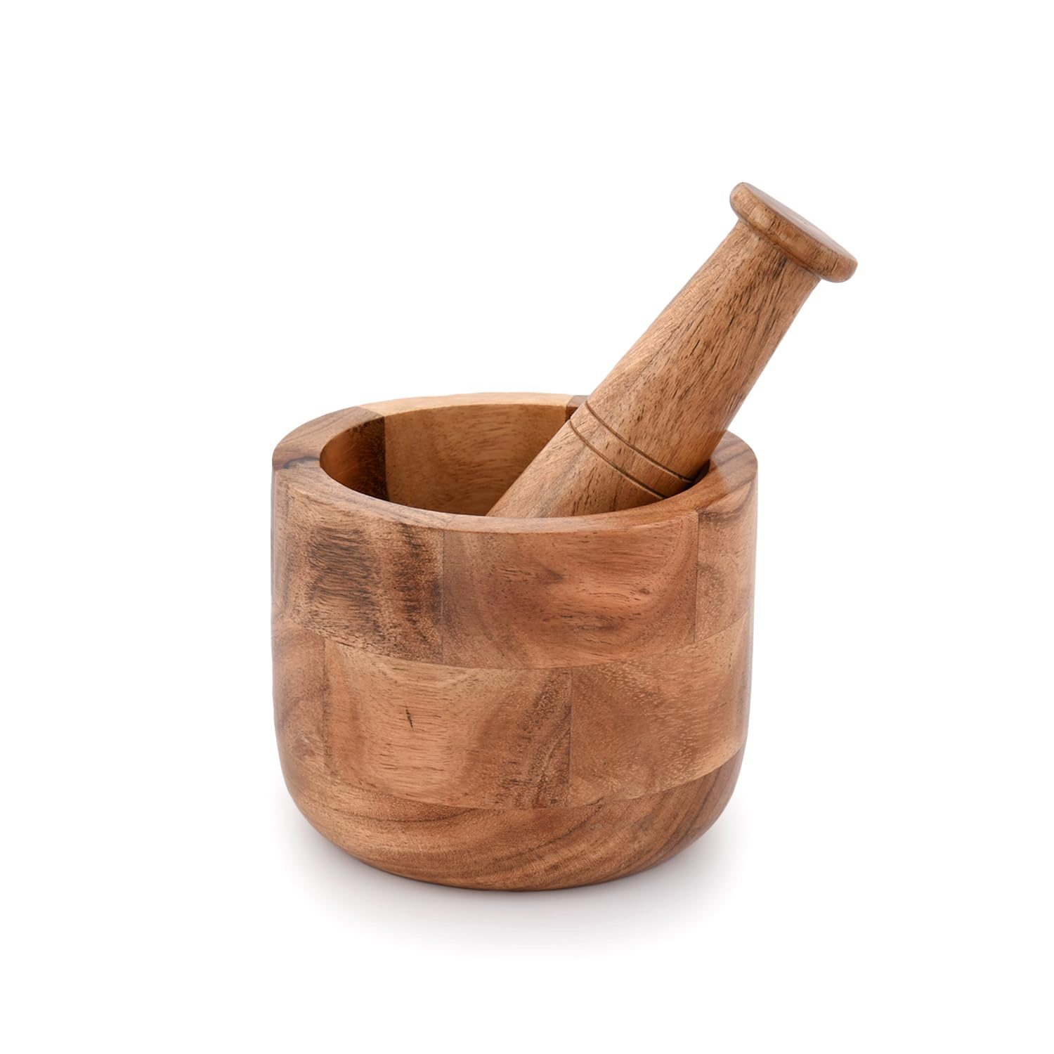 Samhita Wood Mortar and Pestle