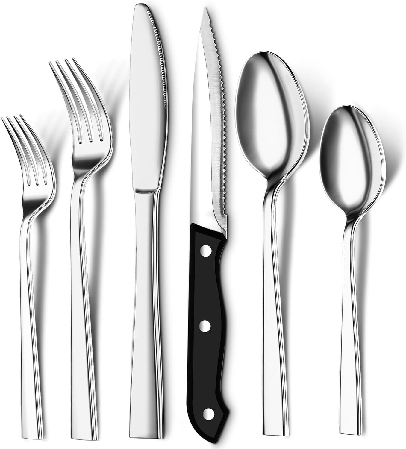 Utopia Kitchen 24-Piece Cutlery Set