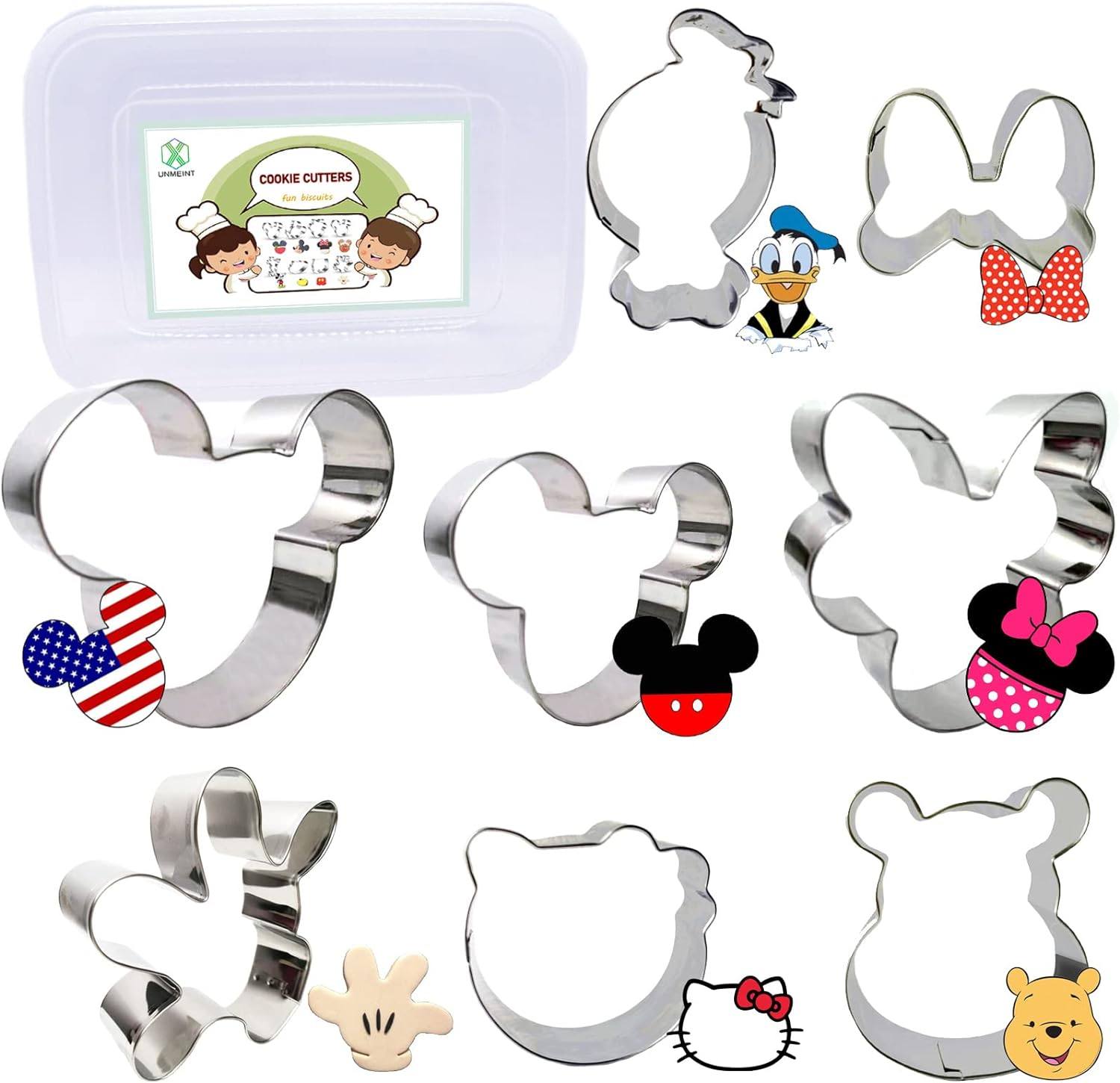 Xunmeint 8 Pcs Cookie Cutter Set
