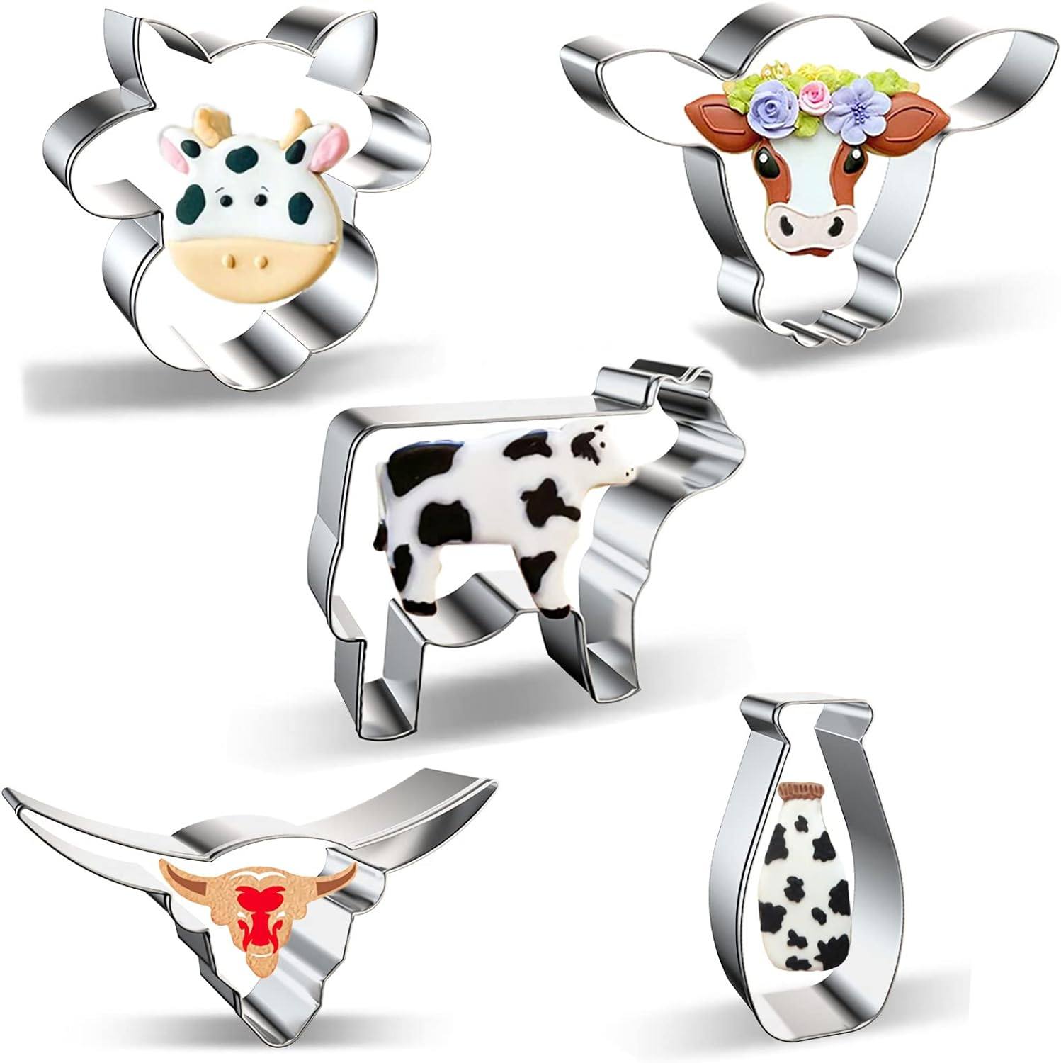 Xzhloym Cow Cookie Cutter