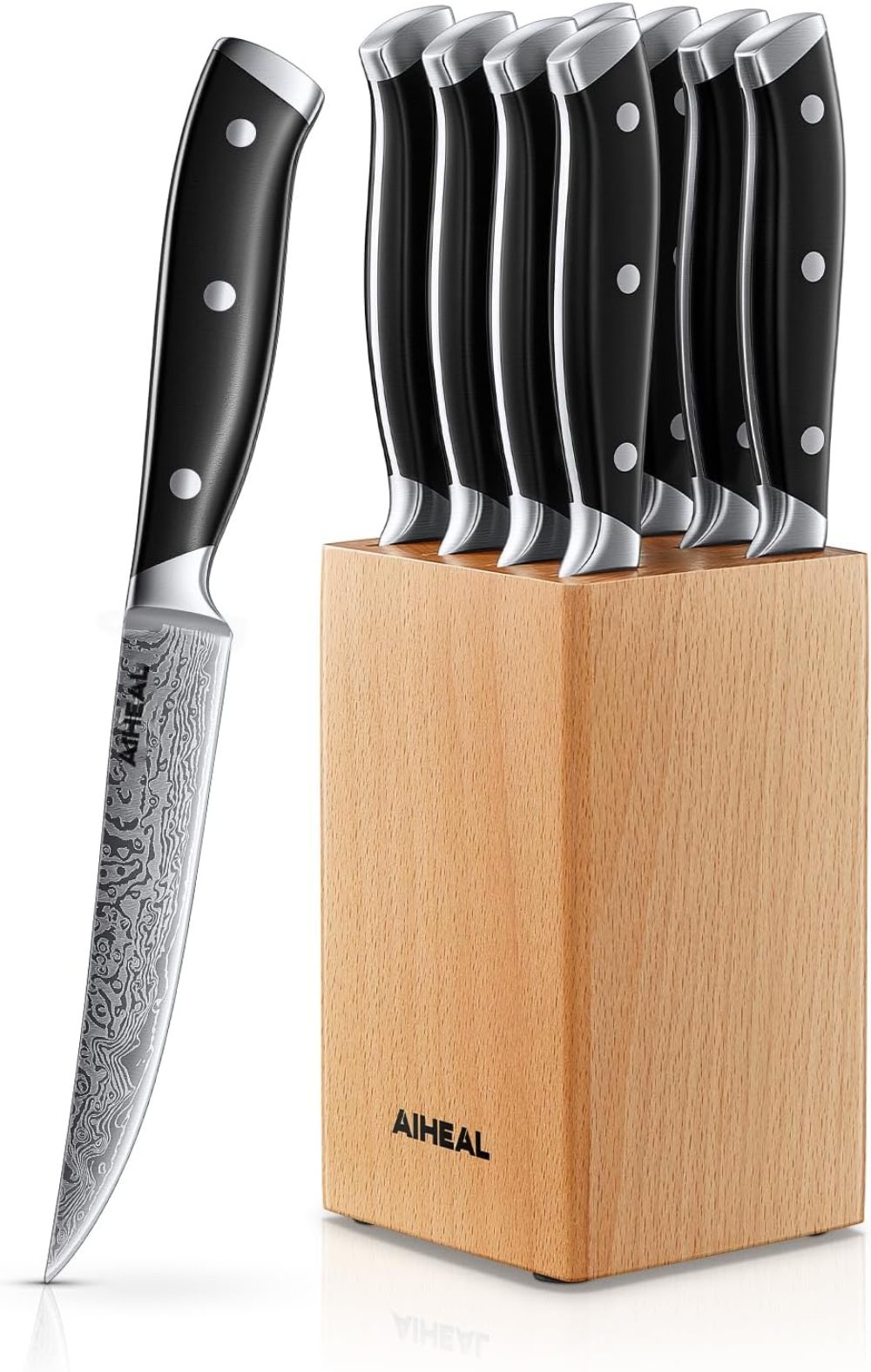 aiheal steak knives set - best value
