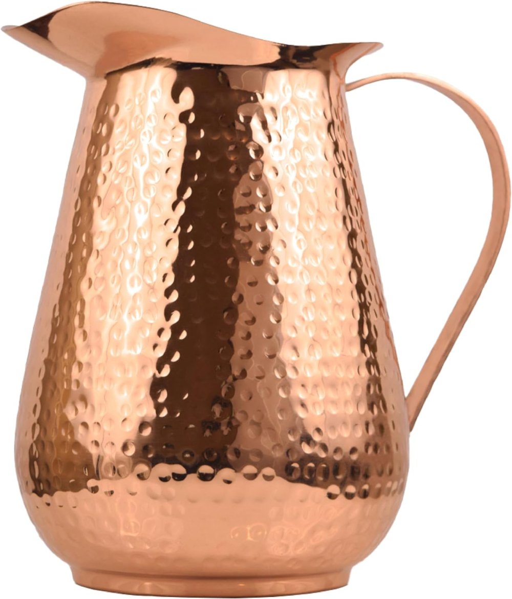 artisan's anvil copper pitcher - best value