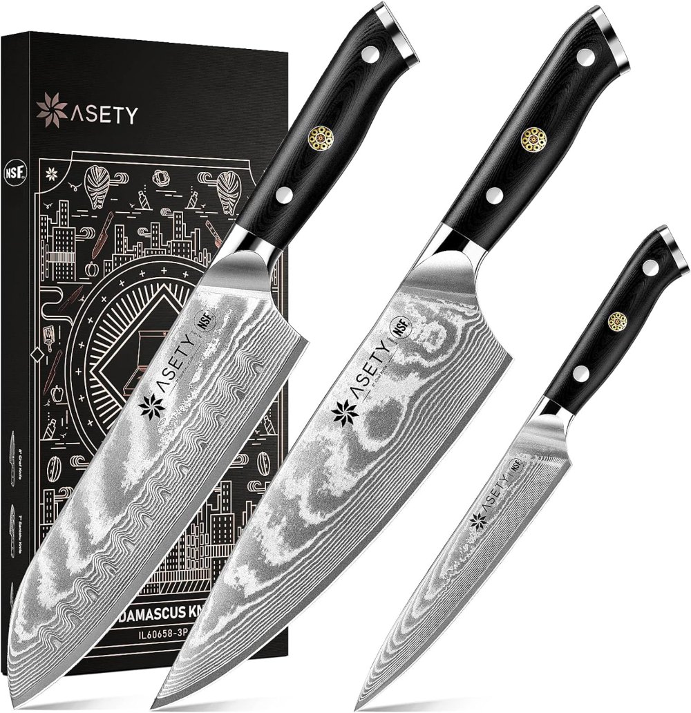asety damascus knives - runner up
