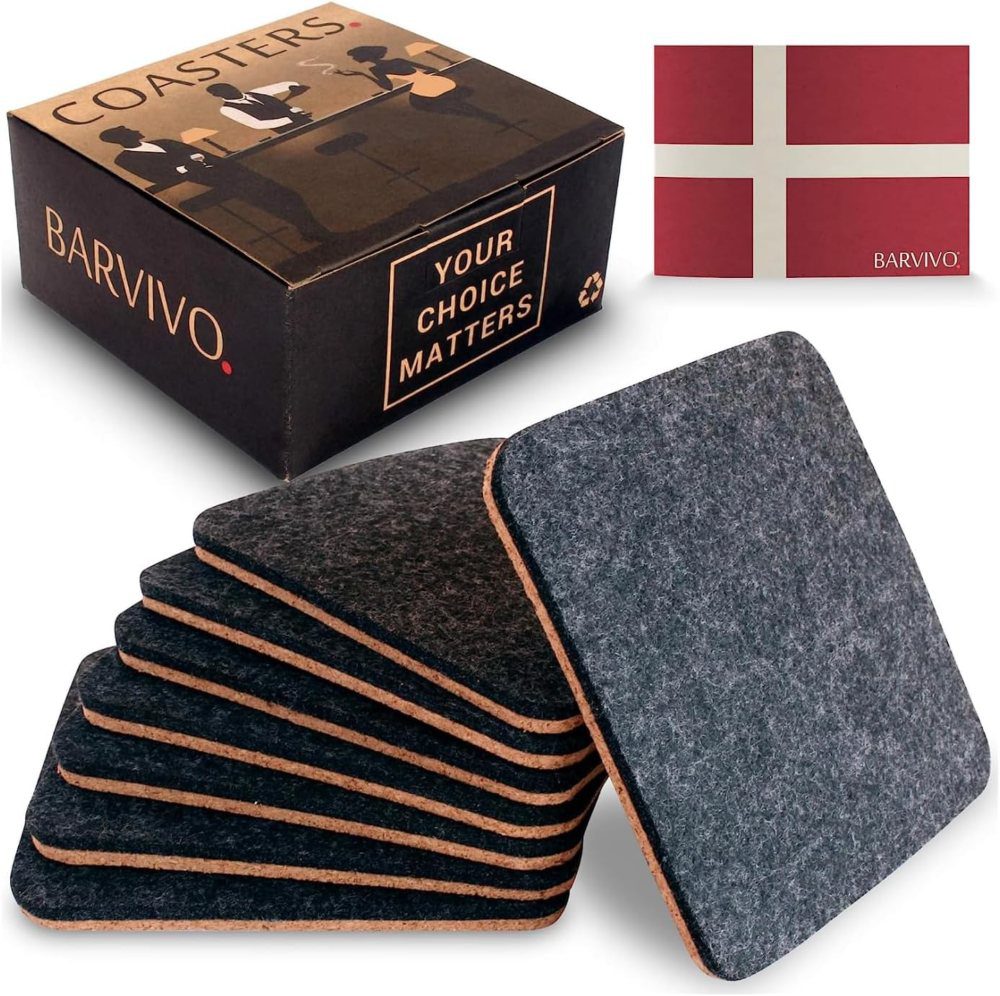 barvivo classic felt coasters - our top pick
