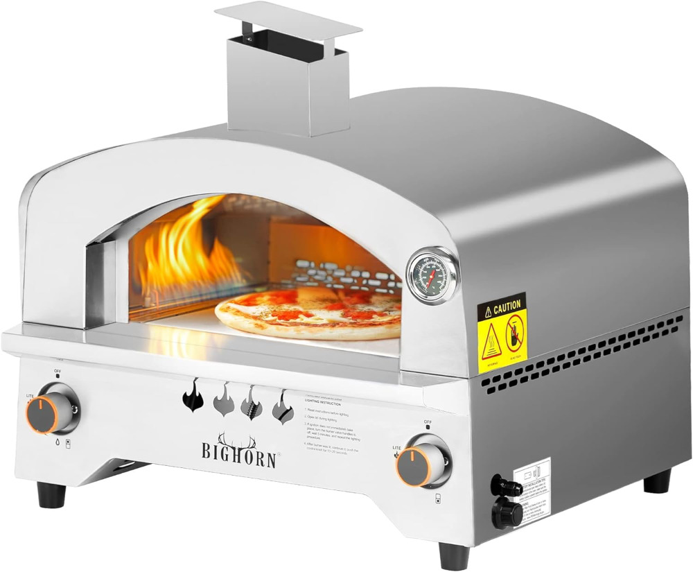 big horn outdoors gas pizza oven - runner up