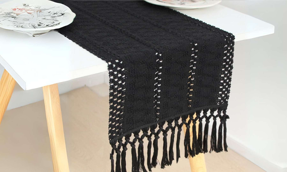 black table runner | 5 best options of 2024