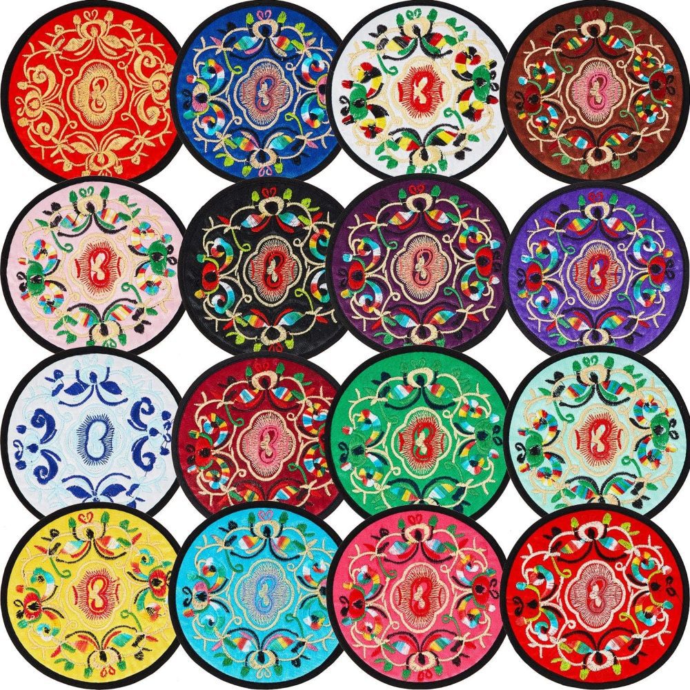 boao 16 pcs cloth coasters - great design