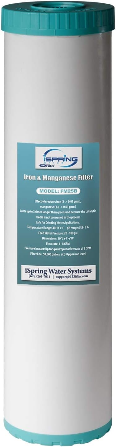 iSpring Whole House Iron Water Filter