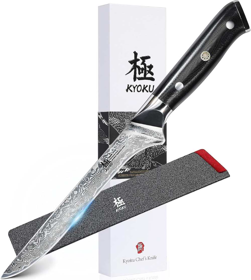 kyoku damascus boning knife - superior sharpness