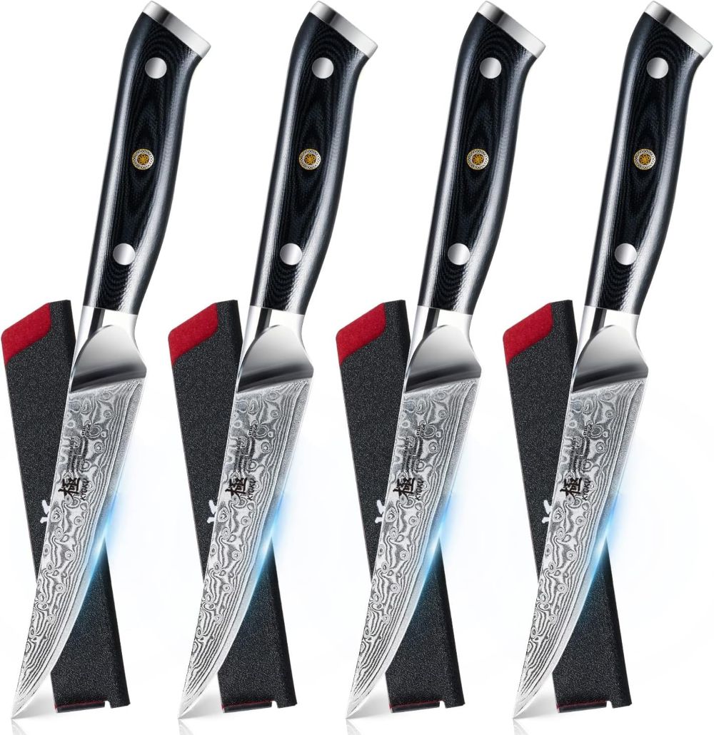 kyoku ultra sharp steak knife set - great design