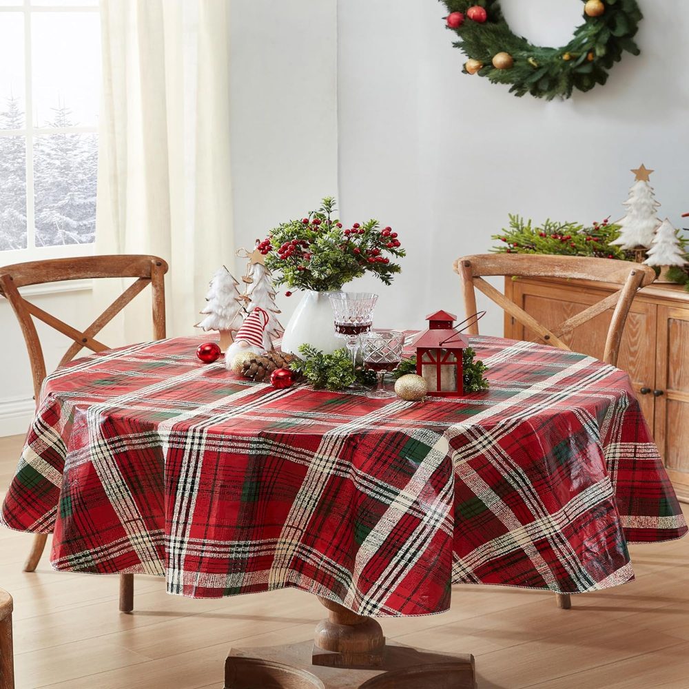 newbridge burke tartan tablecloth - best value