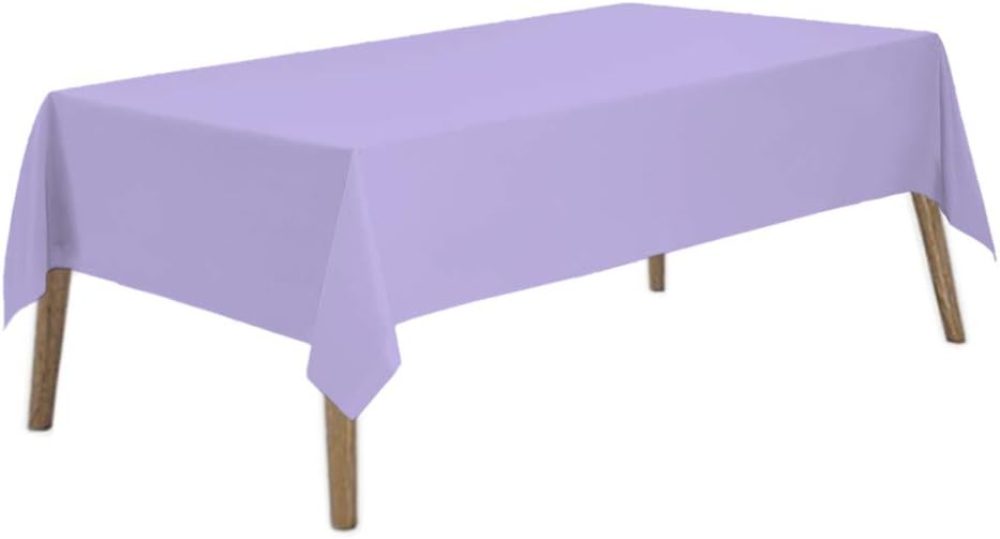 party ulyja lavender plastic tablecloth - best value