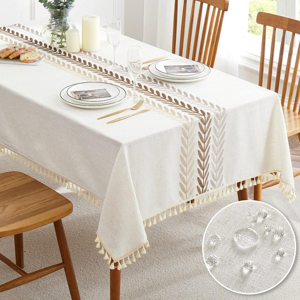 qianquhui embroidered tablecloth - our top pick