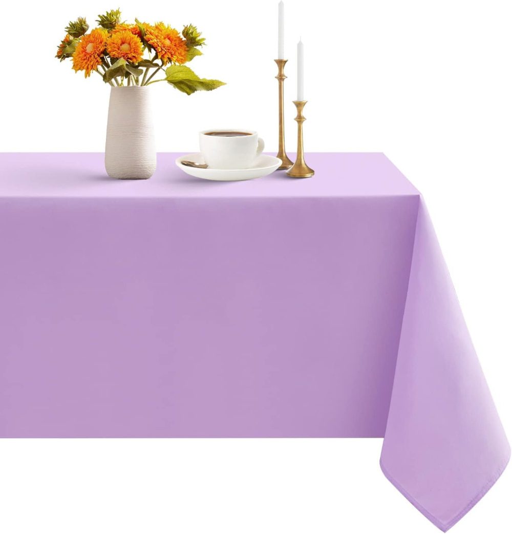 romanstile lavender rectangle tablecloth - runner up