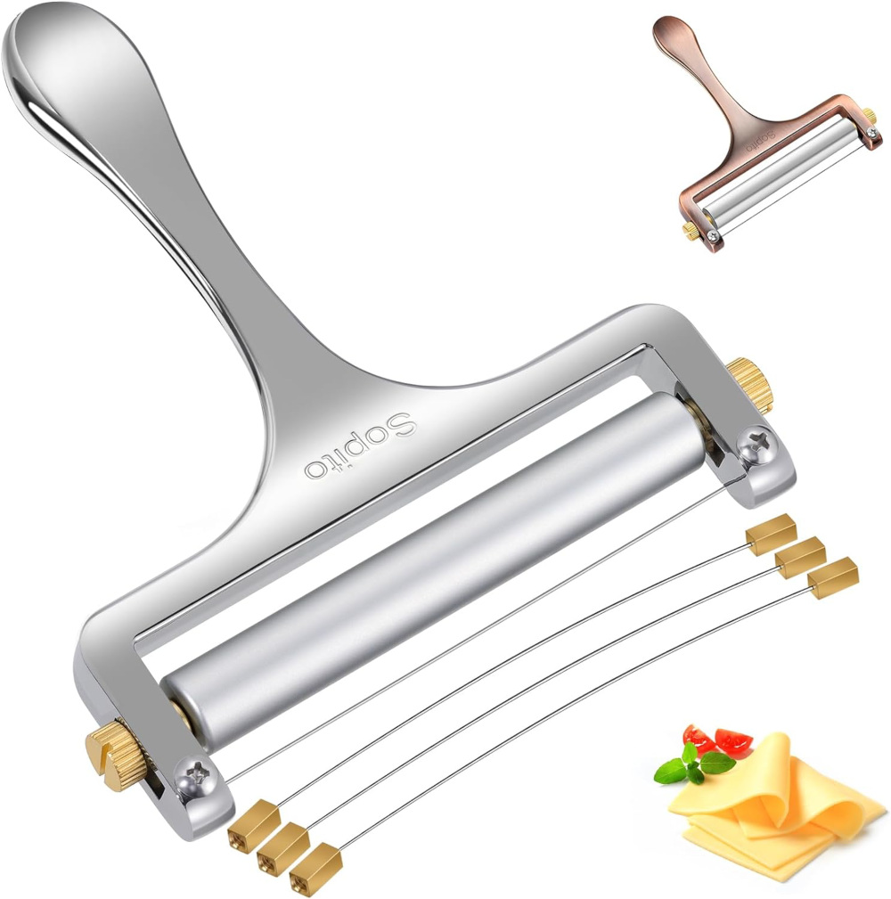 sopito cheese slicer - high-quality zinc alloy metal