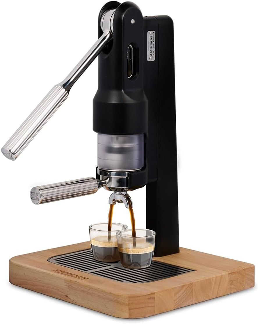 superkop manual lever espresso machine - smooth and easy strokes