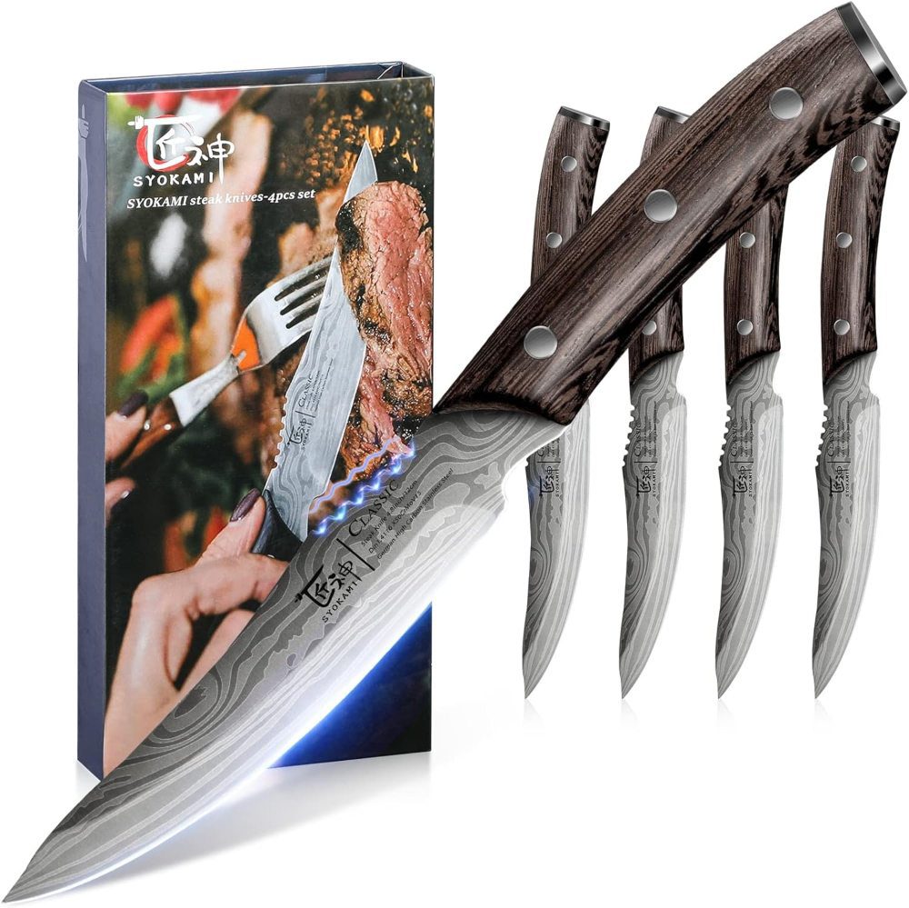 syokami steak knives set - our top pick