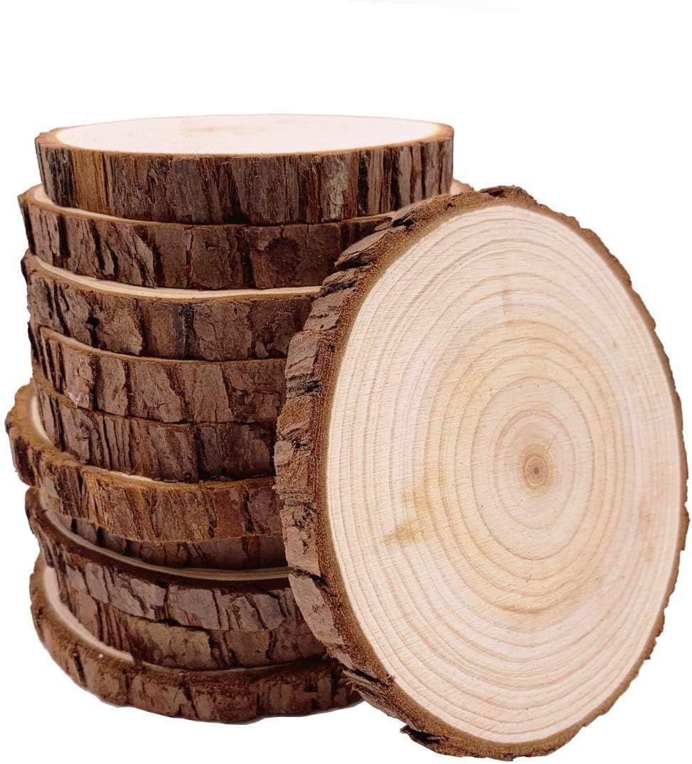 william craft disc wood coaster pieces - great for wedding decorations