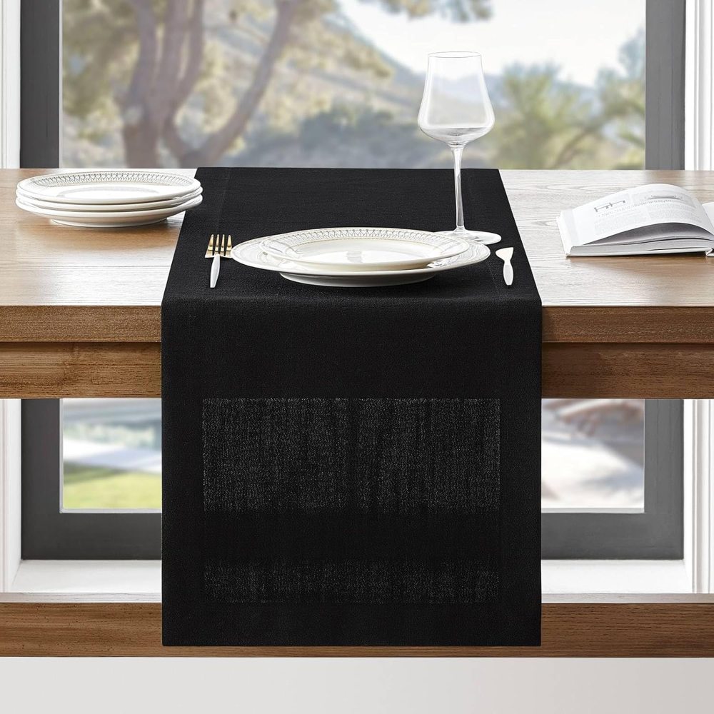 zeemart linen textured table runner - great design