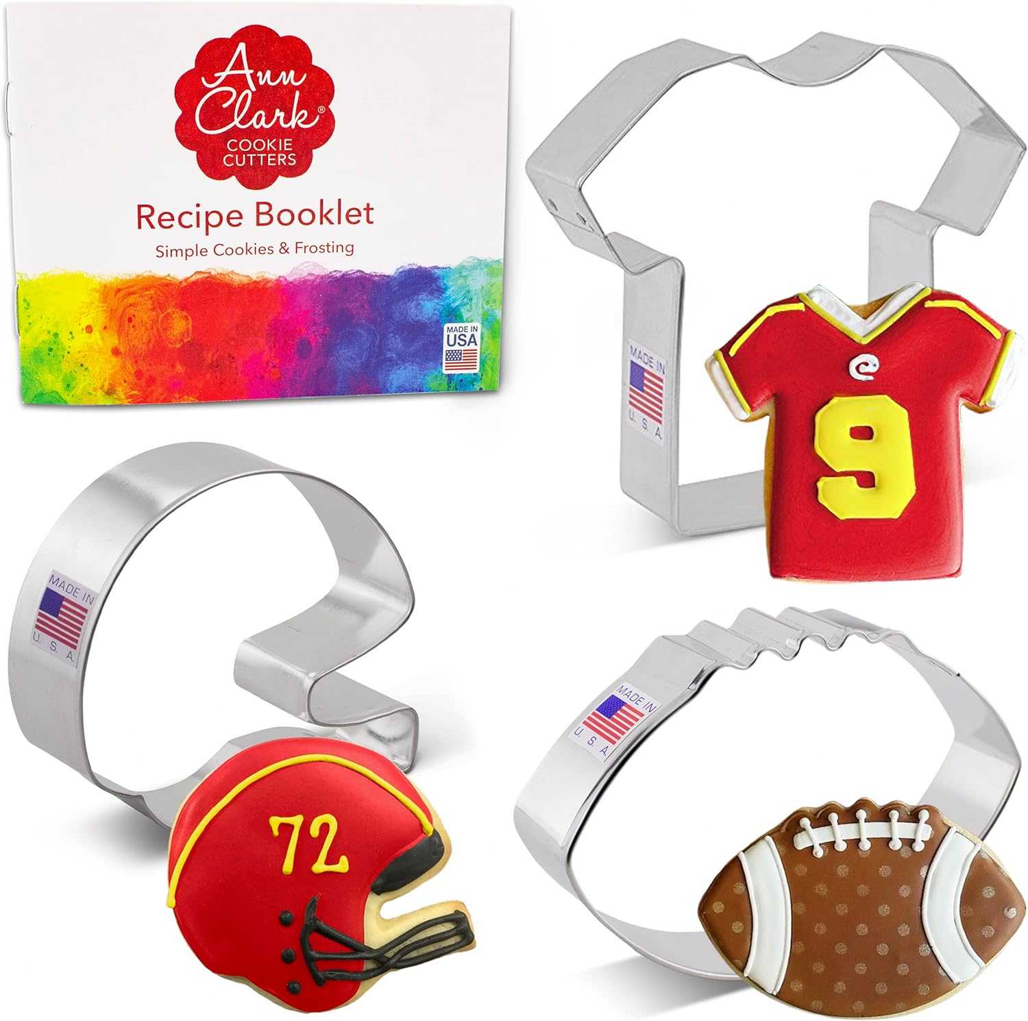 Ann Clark Cookie Cutters Football Set